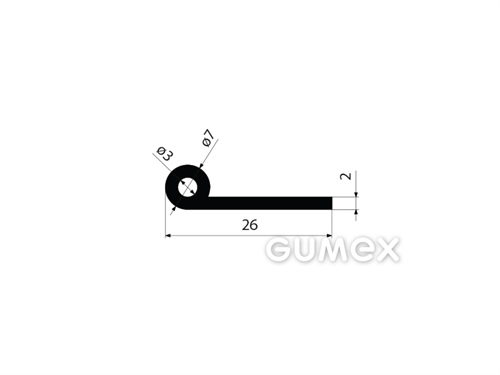 GUMMIPROFILE P-FORM - EPDM